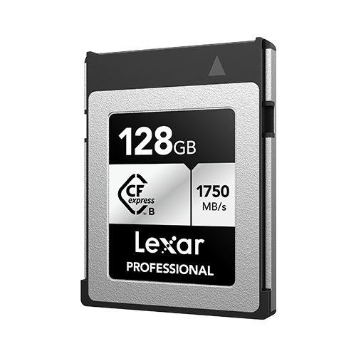 Lexar CFexpress Professional Silver 128GB Type B - Velocità fino a 1750MB/s in lettura e 1300MB/s in scrittura, ideale per video 4K e 8K