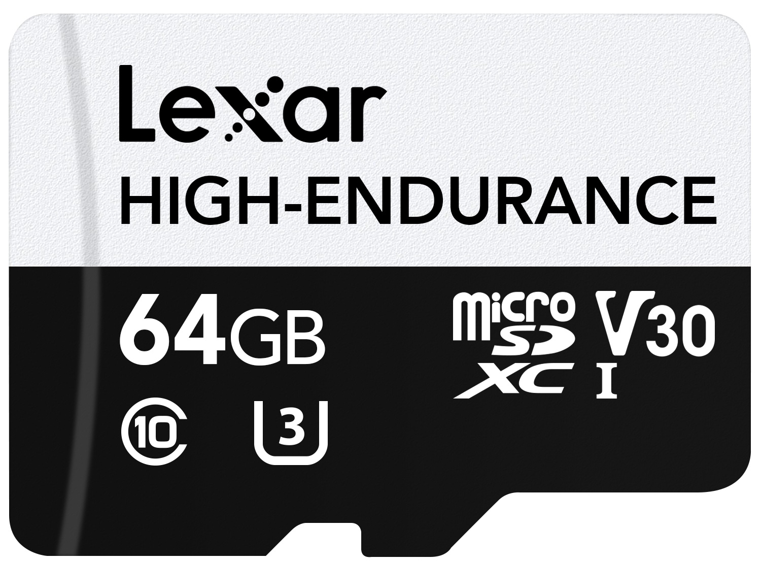 Lexar High-Endurance 64 GB MicroSDXC UHS-I Classe 10, U3, V30 - Velocità fino a 100 MB/s