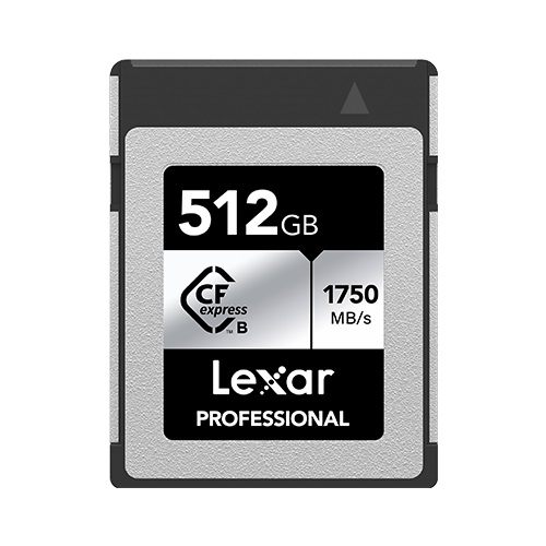 Lexar Professional CFexpress Type B 512 GB Silver - Velocità di lettura 1750 MB/s, scrittura 1300 MB/s