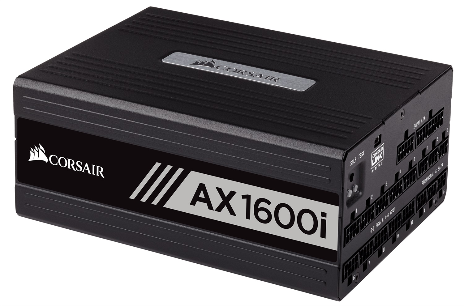 Corsair AX1600i Alimentatore per Computer 1600 W 24-pin ATX Nero - Certificazione 80 PLUS Titanium, Ventola a Bassa Rumorosità