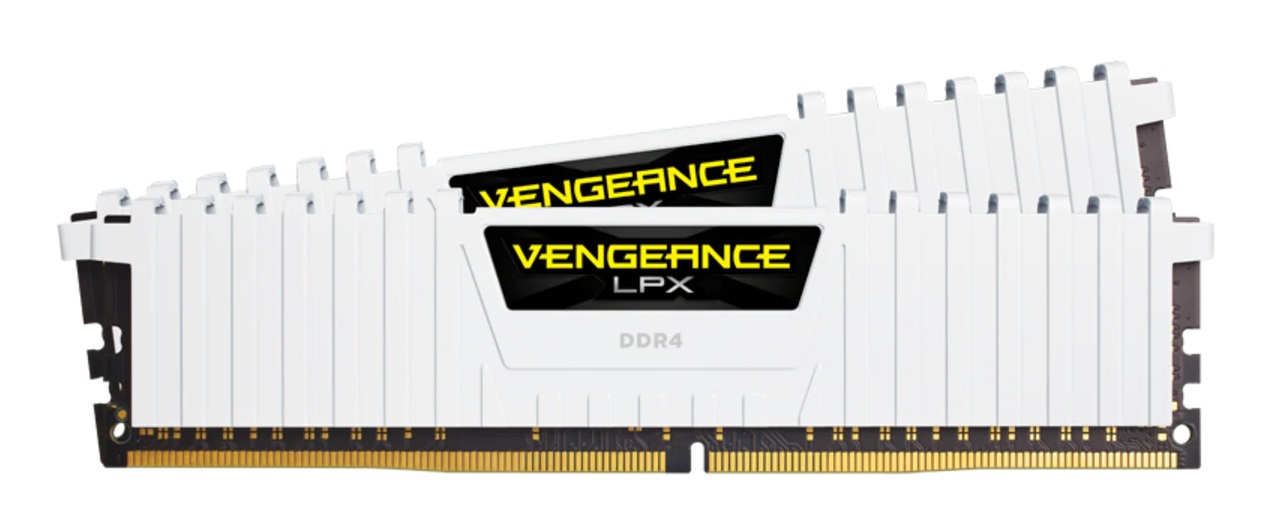 Corsair Vengeance LPX CMK16GX4M2B3200C16W Memoria RAM 16 GB (2 x 8 GB) DDR4 3200 MHz 288-pin DIMM Nero