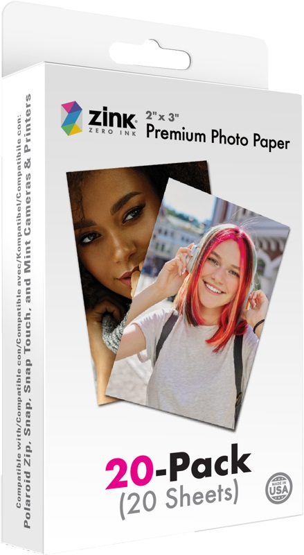Polaroid Carta Fotografica ZINK 2x3