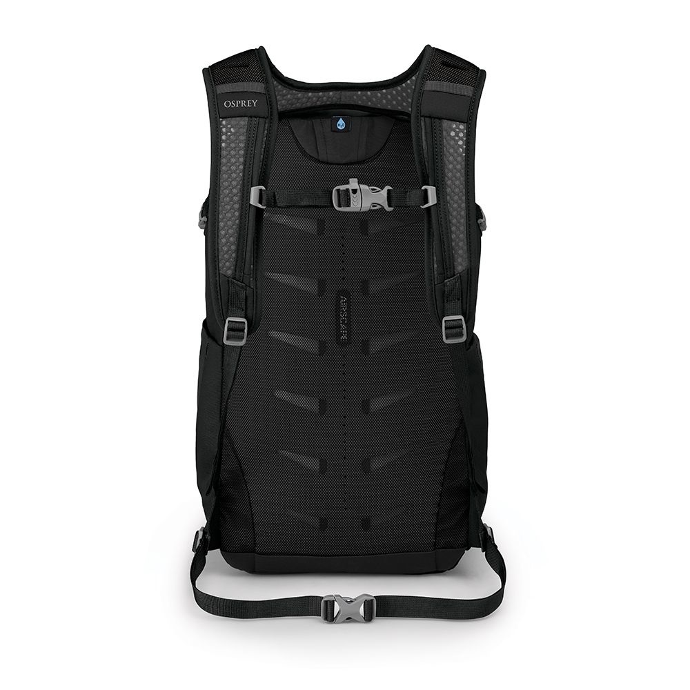 Osprey Daylite Plus Zaino Nero in Polietilene Tereftalato (PET) con Tasca Imbottita per Portatile e Spazio Aggiuntivo