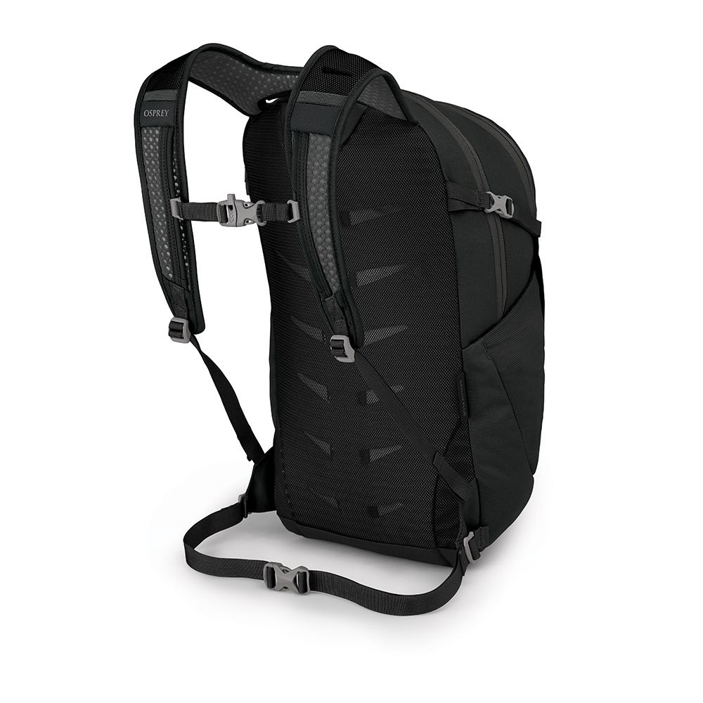 Osprey Daylite Plus Zaino Nero in Polietilene Tereftalato (PET) con Tasca Imbottita per Portatile e Spazio Aggiuntivo