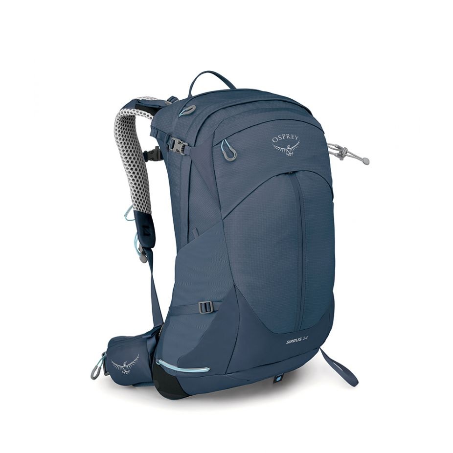 Osprey Sirrus 24 Zaino da Trekking Donna - 24L, Muted Space Blue, Nylon, Copertura Antipioggia Inclusa