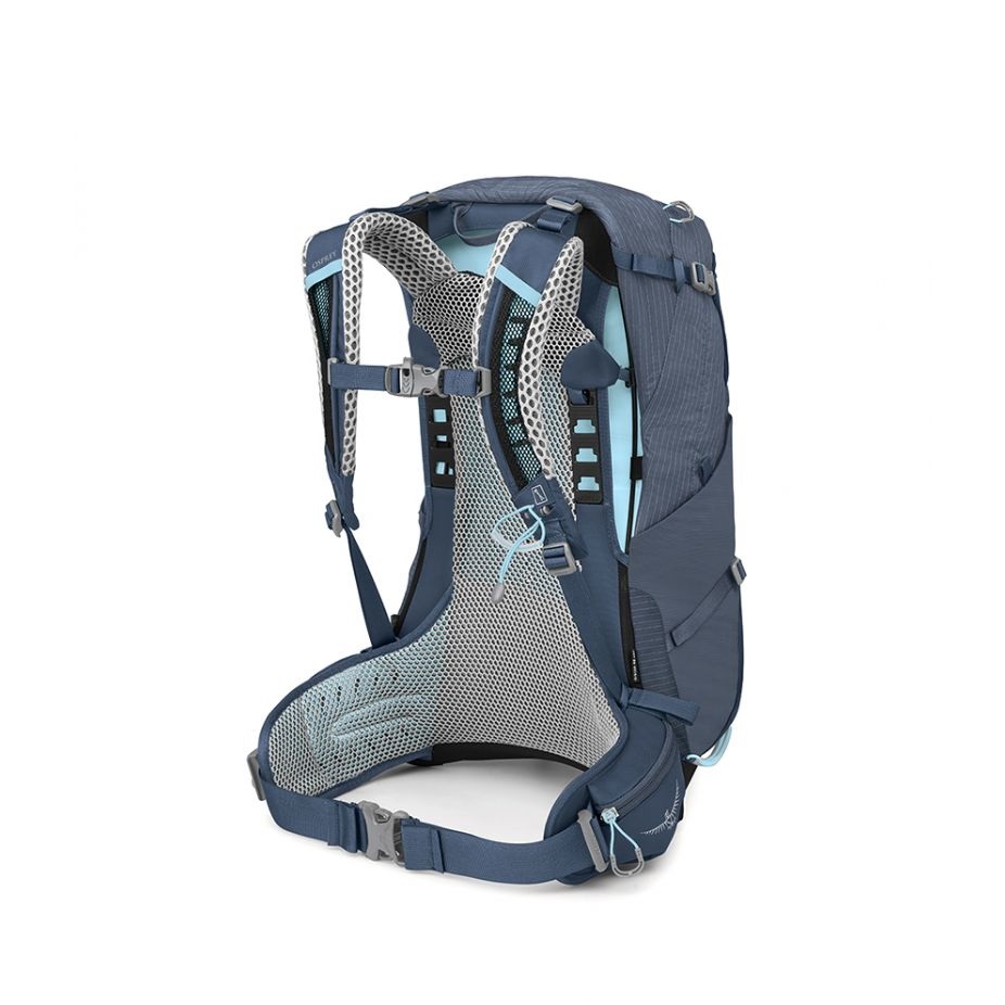 Osprey Sirrus 24 Zaino da Trekking Donna - 24L, Muted Space Blue, Nylon, Copertura Antipioggia Inclusa