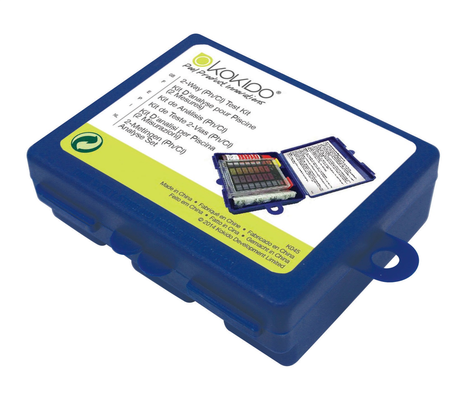 Bestway Test Kit 2 in 1 per Misurazione pH e Cloro - Ideale per Piscine e Spa