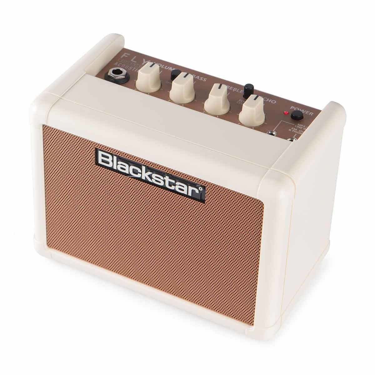 Blackstar FLY 3 Acoustic Mini Amplificatore Portatile per Chitarra Acustica da 3 Watt con Eco Incorporato, Ingresso Linea MP3 e Uscita Cuffie