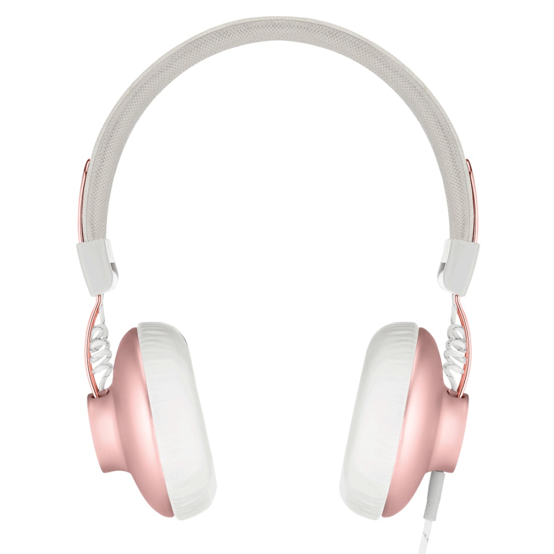 The House Of Marley Positive Vibration 2 Cuffie Over Ear Cablate con Microfono, Driver da 40 mm, Design Pieghevole, Colore Rame/Rosa/Bianco