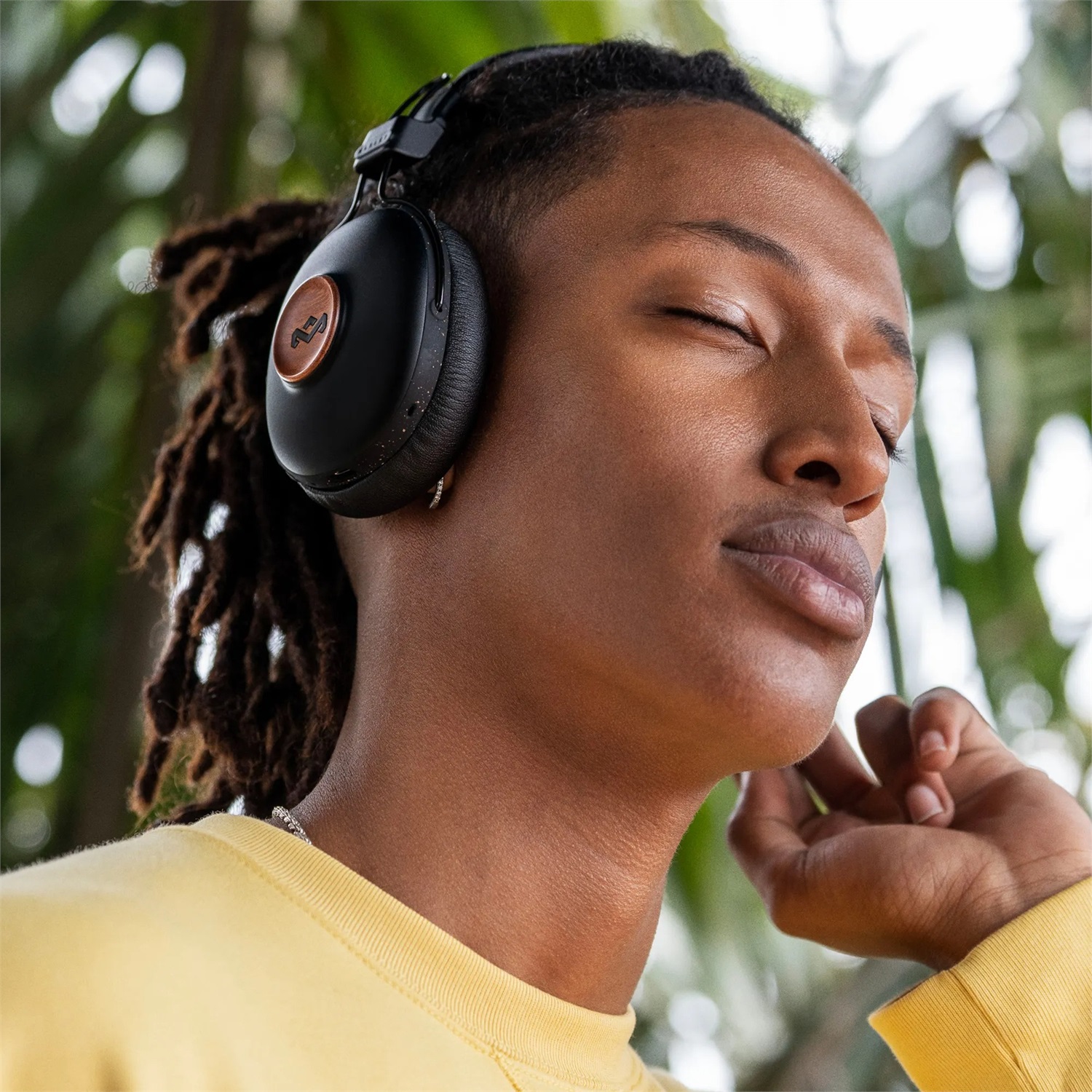 The House Of Marley POSITIVE VIBRATION FREQUENCY Auricolare Con cavo e senza cavo A Padiglione Musica e Chiamate Micro-USB Bluetooth Rame, Oro