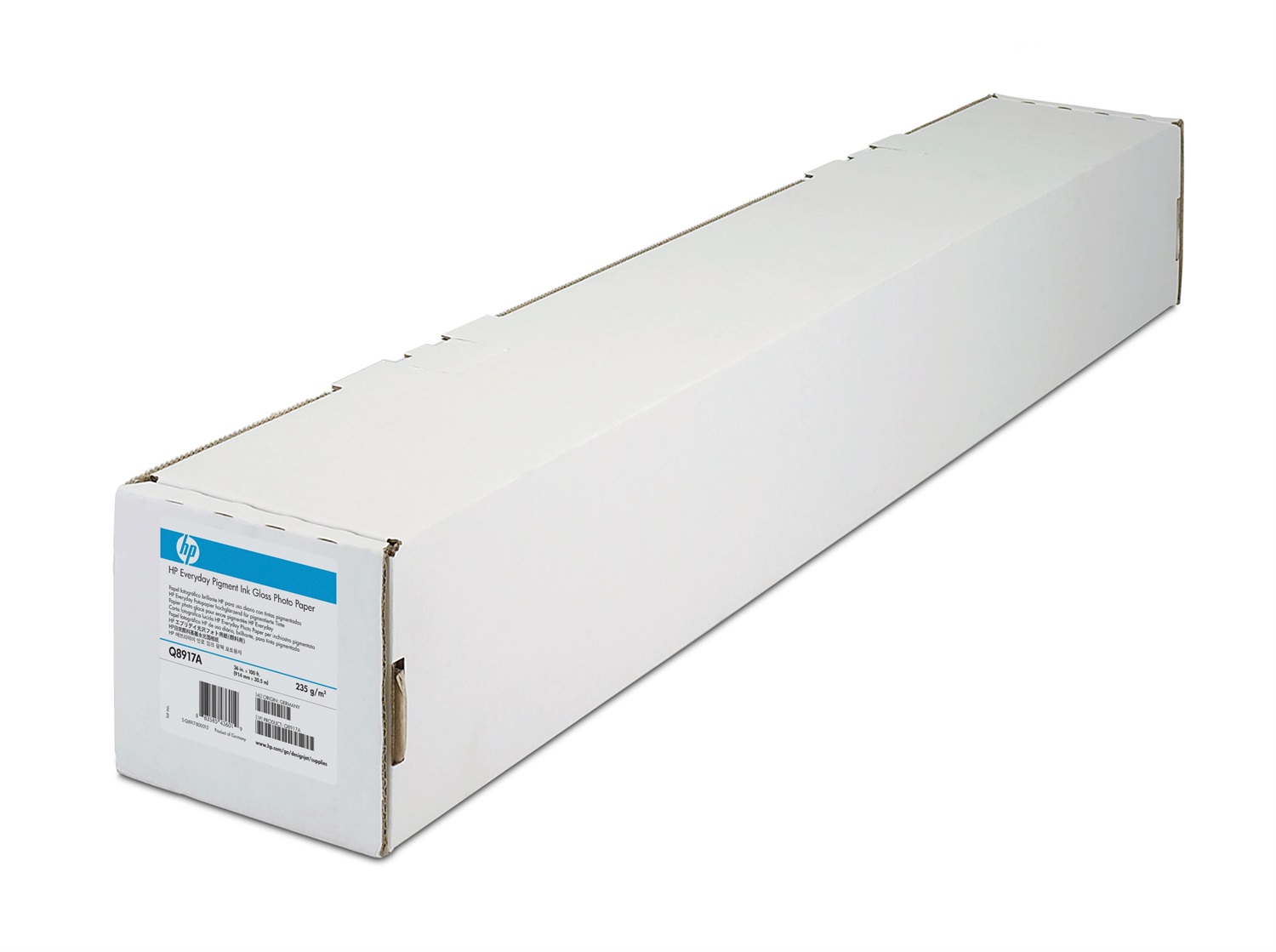 HP Carta Fotografica Universale Lucida 190 g/m² 914 mm x 30,5 m - Compatibile con Inchiostri Dye e Pigmentati