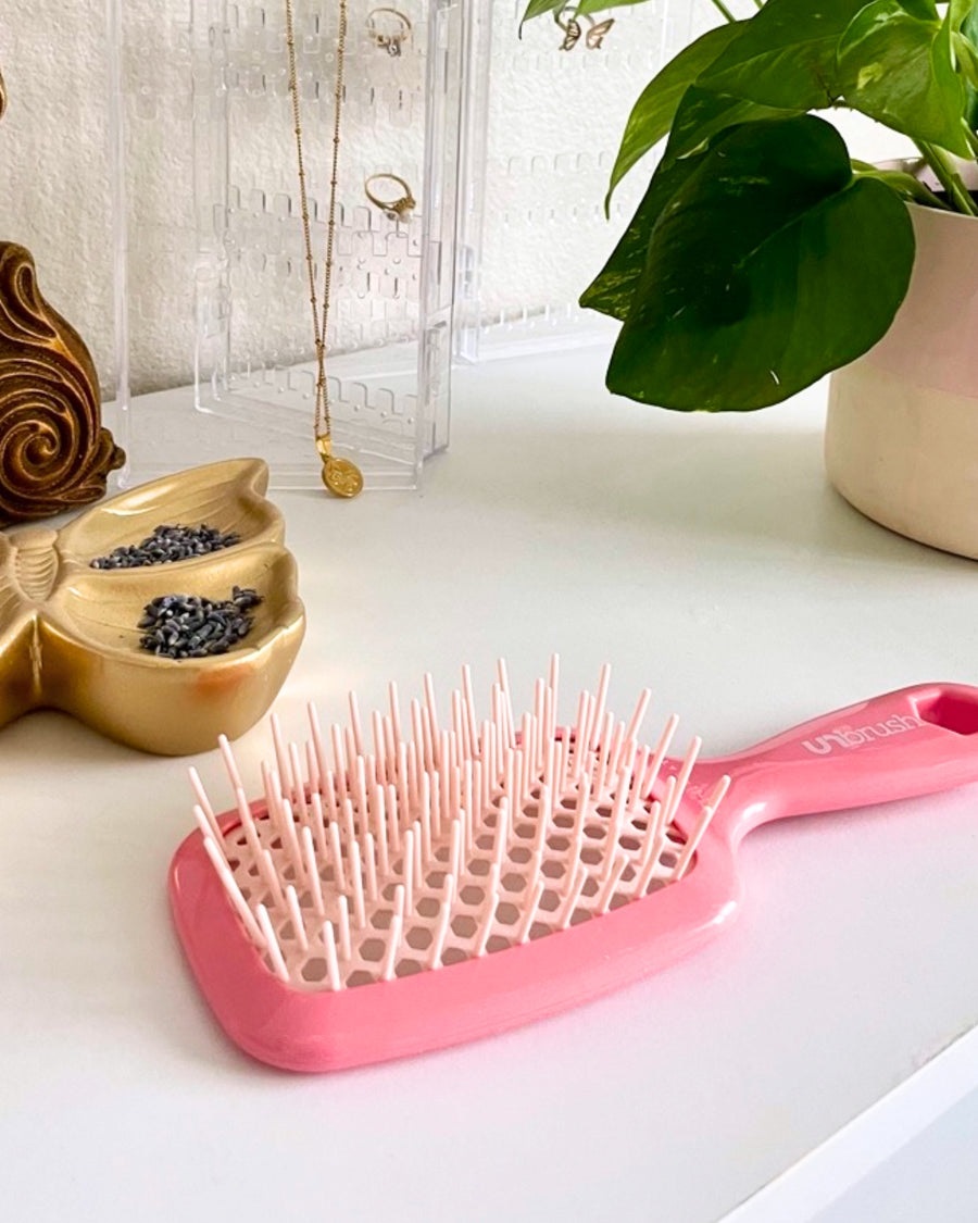 Unbrush AC0040PDPK Universale Spazzola piatta Rosa 1 pz