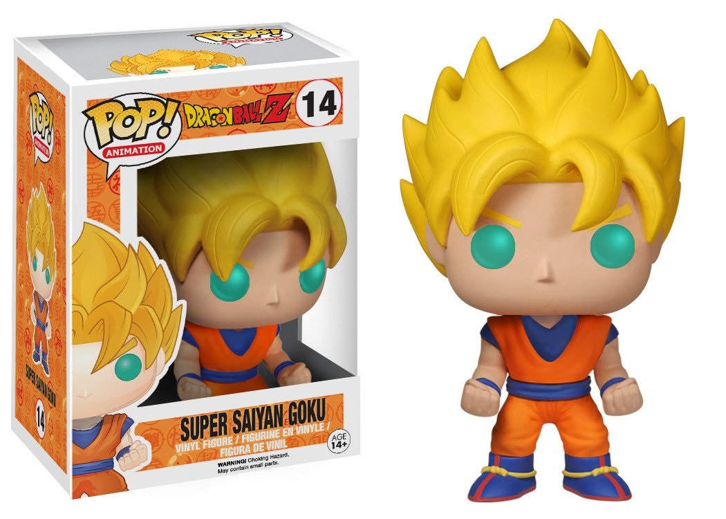 Funko Pop! Animation - Super Saiyan Goku (Vinyl Figure 14) - Dragon Ball Z, Altezza 9 cm