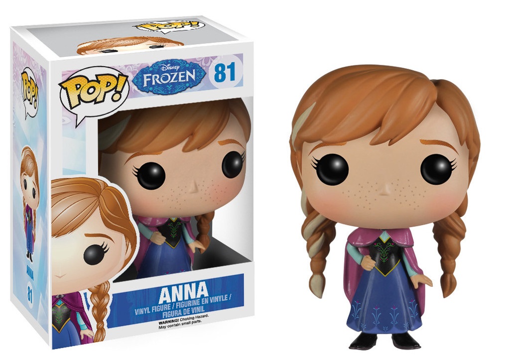 Funko Pop - Figura in Vinile di Anna da Disney Frozen, 10 cm in PVC