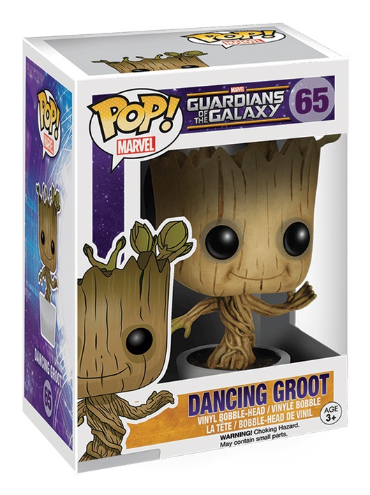 Funko Pop! Marvel - Dancing Groot #65 - Guardiani della Galassia - Figura da Collezione in Vinile - Altezza 95,2 mm - Età 3