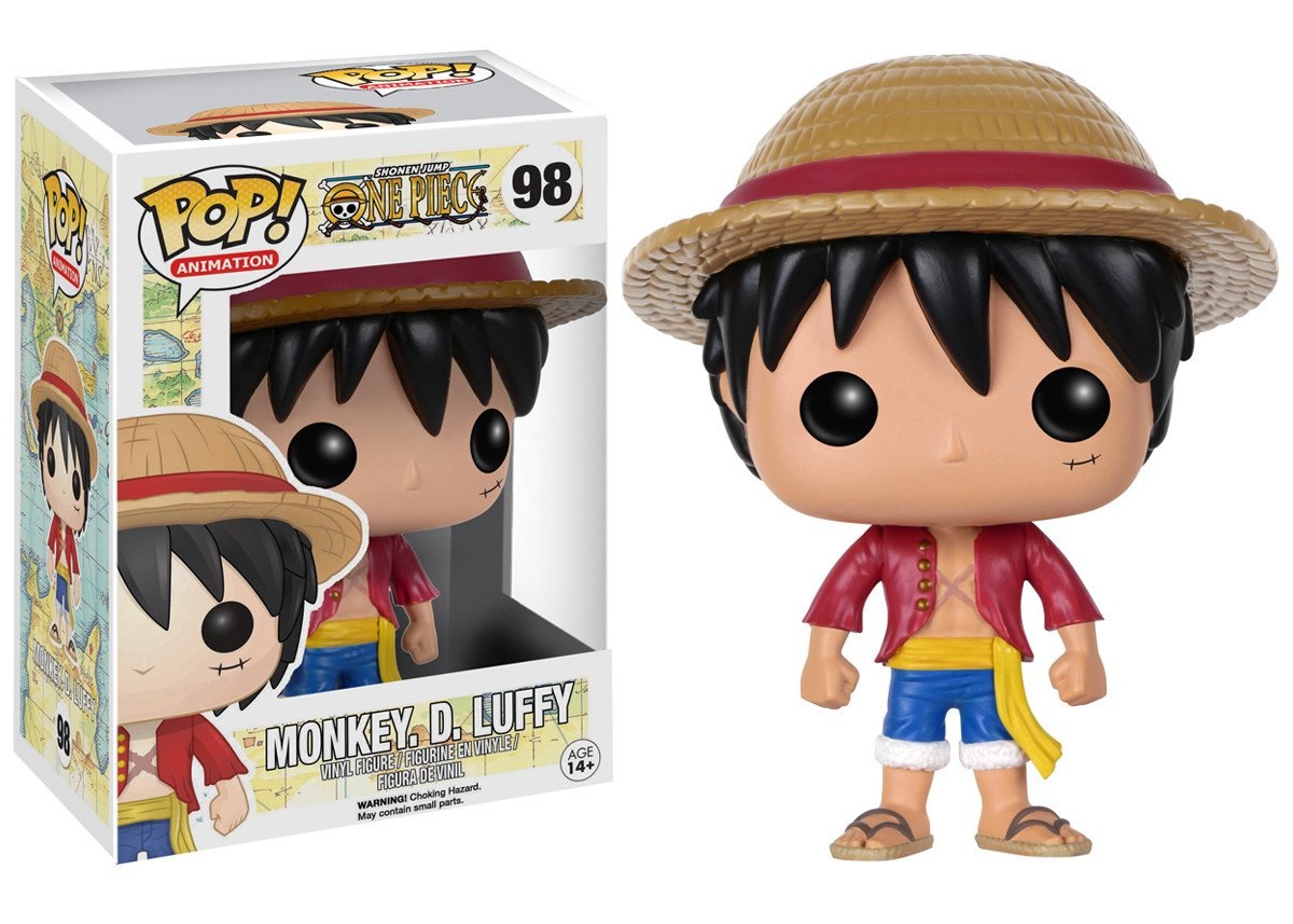 FUNKO POP! Animation: One Piece - Monkey D. Luffy - Figura in Vinile da Collezione, Altezza 9,5 cm, Idea Regalo per Bambini e Adulti