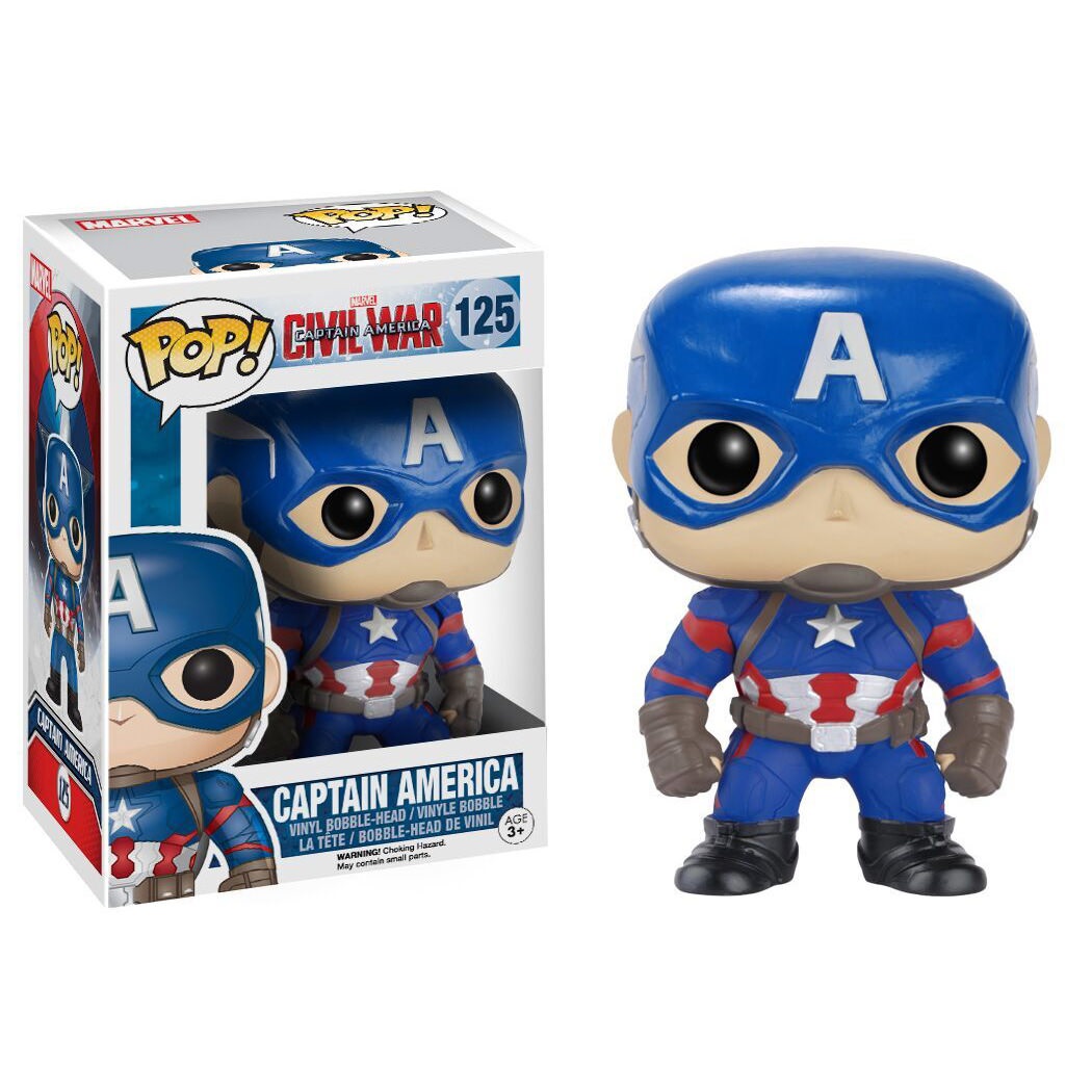Funko Pop! Vinile Marvel Captain America - Civil War - Figurina Collezionabile in PVC