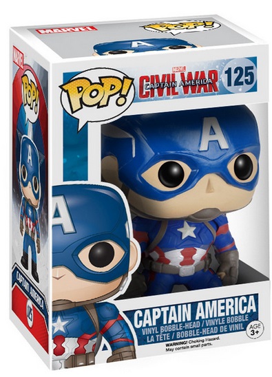Funko Pop! Vinile Marvel Captain America - Civil War - Figurina Collezionabile in PVC