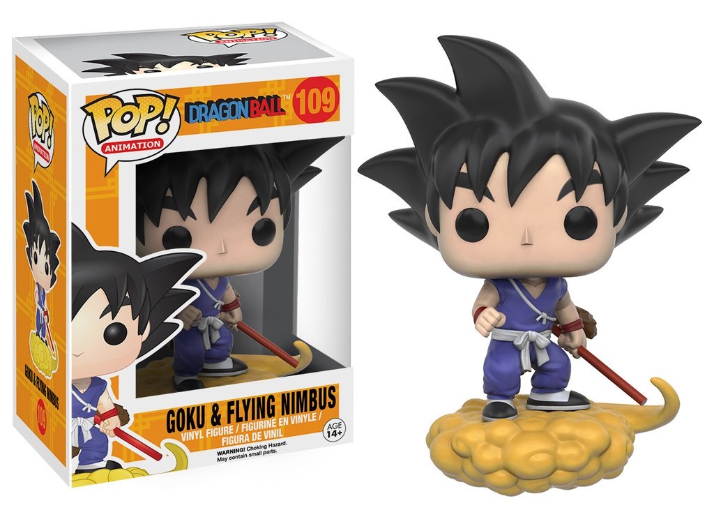 Funko Pop! Animation: Dragon Ball Z - Goku con Nimbus (Figura in Vinile 109, Altezza 9-10 cm)