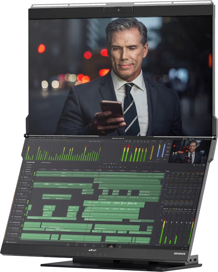 Mobile Pixels Geminos Monitor PC 61 cm (24