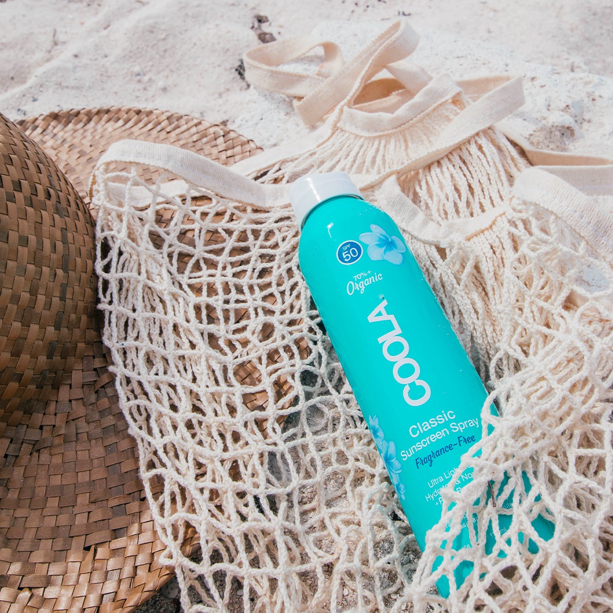 COOLA Classic Body Sunscreen Spray Fragrance-Free SPF 50 , 177 ml - Protezione solare per viso e corpo per adulti