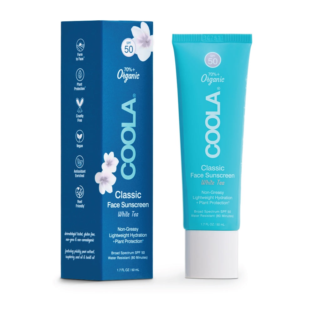 Coola Classic Face Lotion Sunscreen White Tea SPF 50 - Lozione Viso Idratante 50 ml