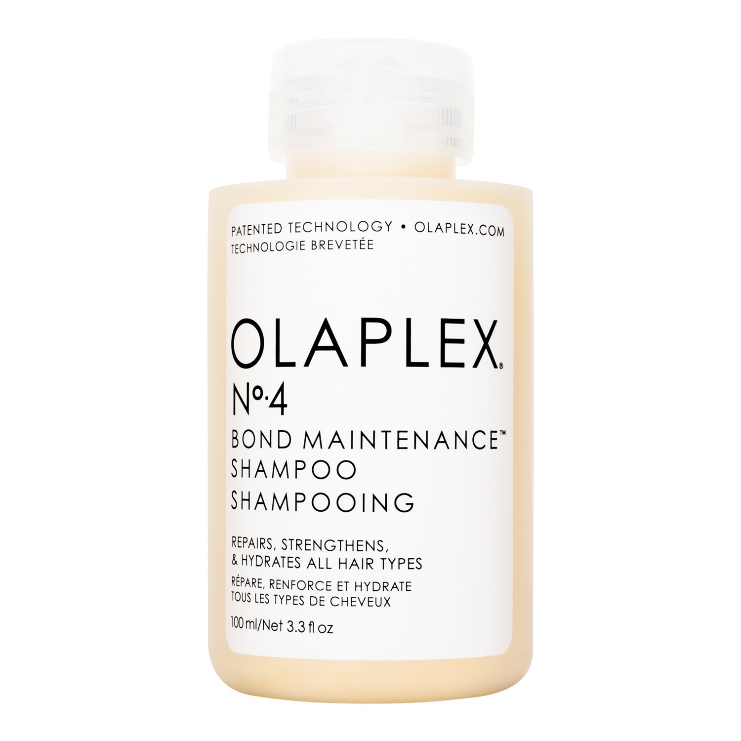 Olaplex N°4 Bond Maintenance Shampoo 100 ml - Shampoo Quotidiano per Tutti i Tipi di Capelli, Riparatore e Nutriente