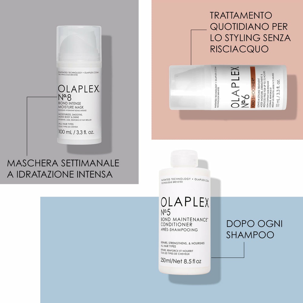 Olaplex N°8 Bond Intense Moisture Mask 100 ml - Maschera Riparatrice Idratante 4 in 1 per Capelli Danneggiati, Lucentezza e Morbidezza