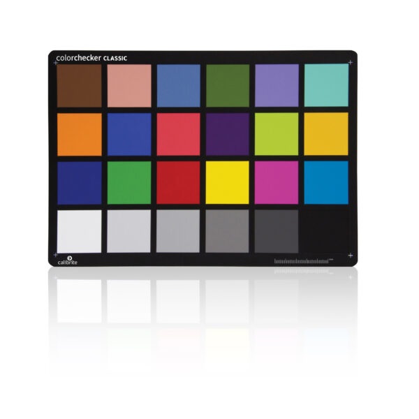 Calibrite ColorChecker Classic - Color Chart 24 Colori per Fotografia e Cinematografia, Dimensioni 279,4 x 215,9 mm