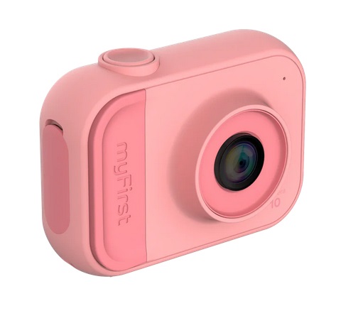 My First Camera 10 - Fotocamera Digitale Rosa per Bambini, Design Robusto e Schermo IPS da 2 Pollici