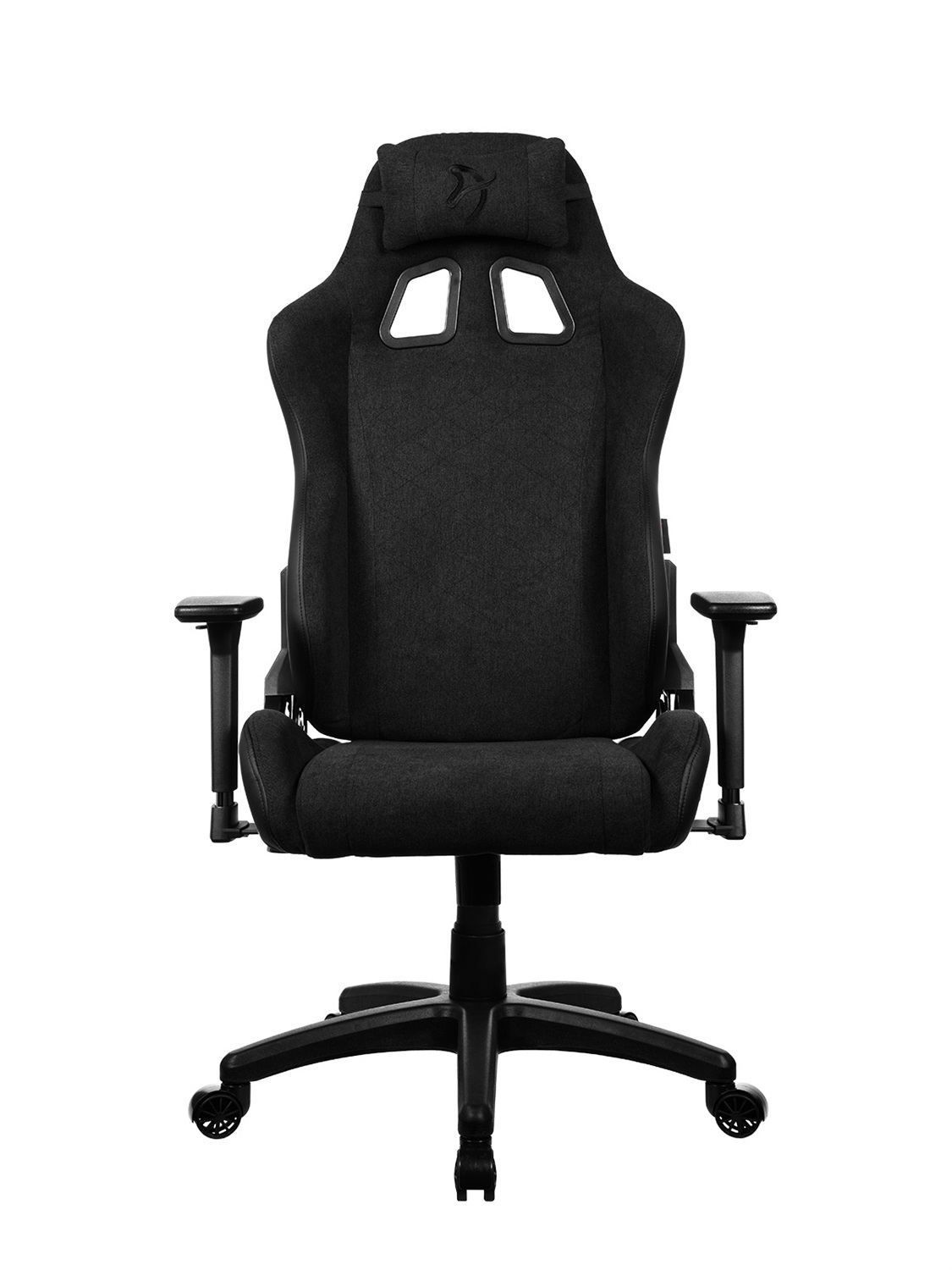 Arozzi Avanti SFB-PBK Sedia da Gaming in Tessuto Morbido - Sedia da Gioco per Console con Braccioli 3D e Cuscino Poggiatesta