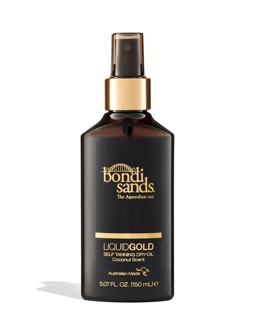 Bondi Sands Liquid Gold Olio Autoabbronzante 150 ml - Arricchito con Olio di Argan e Profumo di Cocco, Asciugatura Rapida