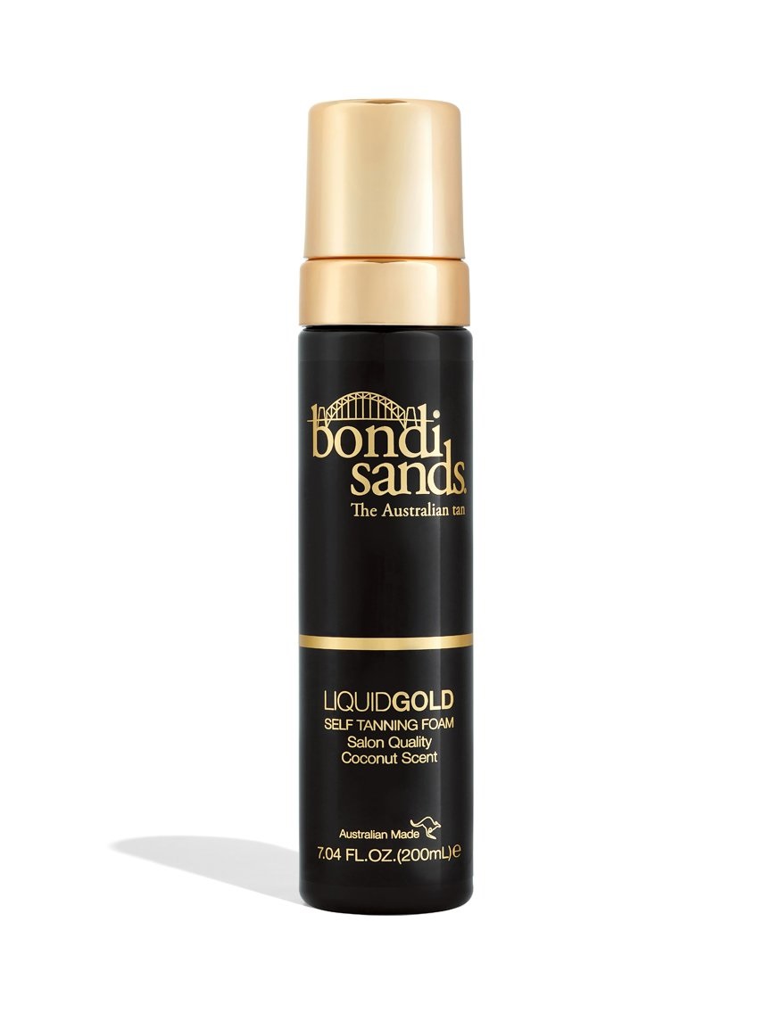 Bondi Sands Liquid Gold Schiuma Autoabbronzante 200 ml - Idratante con Olio di Argan e Profumo di Cocco