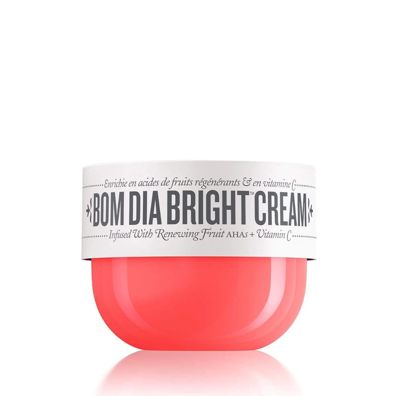 Sol de Janeiro Bom Dia Bright Cream 240 ml - Crema corpo illuminante e levigante con AHA e profumo di prugna, gelsomino e vaniglia per donna