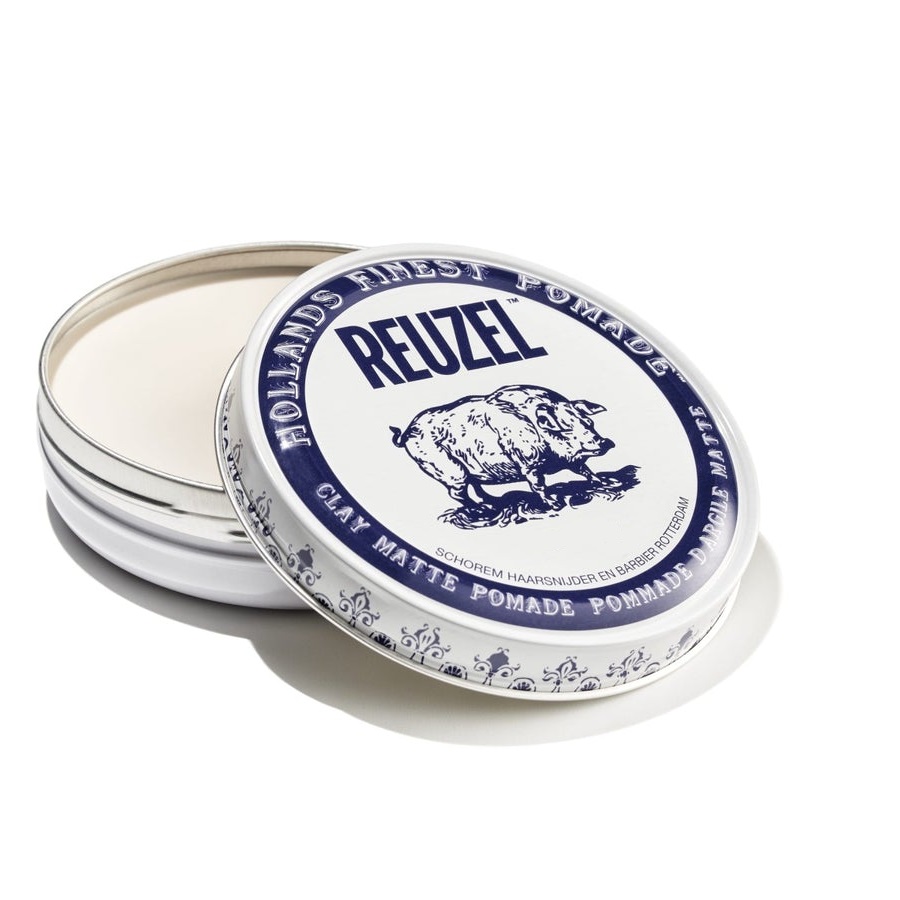 Reuzel Pomata per Capelli Argilla Opaca 340 g - Cera Concentrata Naturale e Vegana per Definire e Ispessire con Tenuta Flessibile