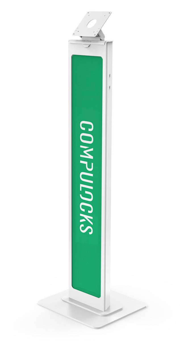 Compulocks 140W Supporto Passivo per Tablet/UMPC - Design Bianco, Uso Interno, Materiale Acciaio