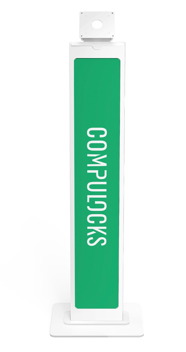 Compulocks 140W Supporto Passivo per Tablet/UMPC - Design Bianco, Uso Interno, Materiale Acciaio
