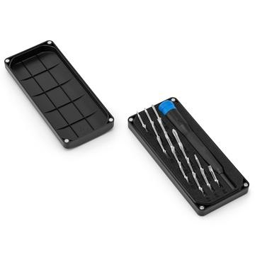 iFixit Minnow Precision Bit Set - Set di punte da cacciavite di precisione con 16 punte (4 mm) e cacciavite, compatto e pratico da viaggio per smartphone e tablet