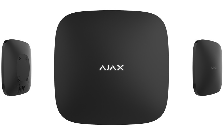 AJAX ALLARM Ajax Hub Centrale Antifurto Nero con Modulo GSM, Ethernet e Videosorveglianza Wireless