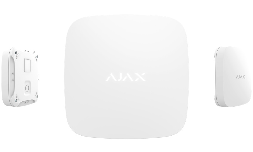 Ajax LeaksProtect Rivelatore di Allagamento Wireless Bianco - Comunicazione 868 MHz, Portata Fino a 1300m, Protezione IP65