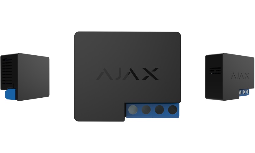 Ajax WallSwitch Interruttore Intelligente Nero 230V 13A Wireless con Controllo Remoto e Monitoraggio Consumi
