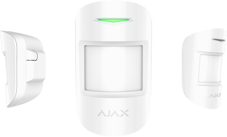 Ajax MotionProtect Rivelatore di Movimento PIR Wireless Bianco - Portata 12m, Sensibilità Regolabile, PetImmune