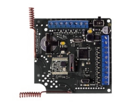 AJAX OcBridge Plus - Ricevitore per Rivelatori Senza Fili, Compatibile con Sistemi di Allarme Cablati e Ibridi, RF 868 MHz, Fino a 100 Dispositivi, Nero e Grigio