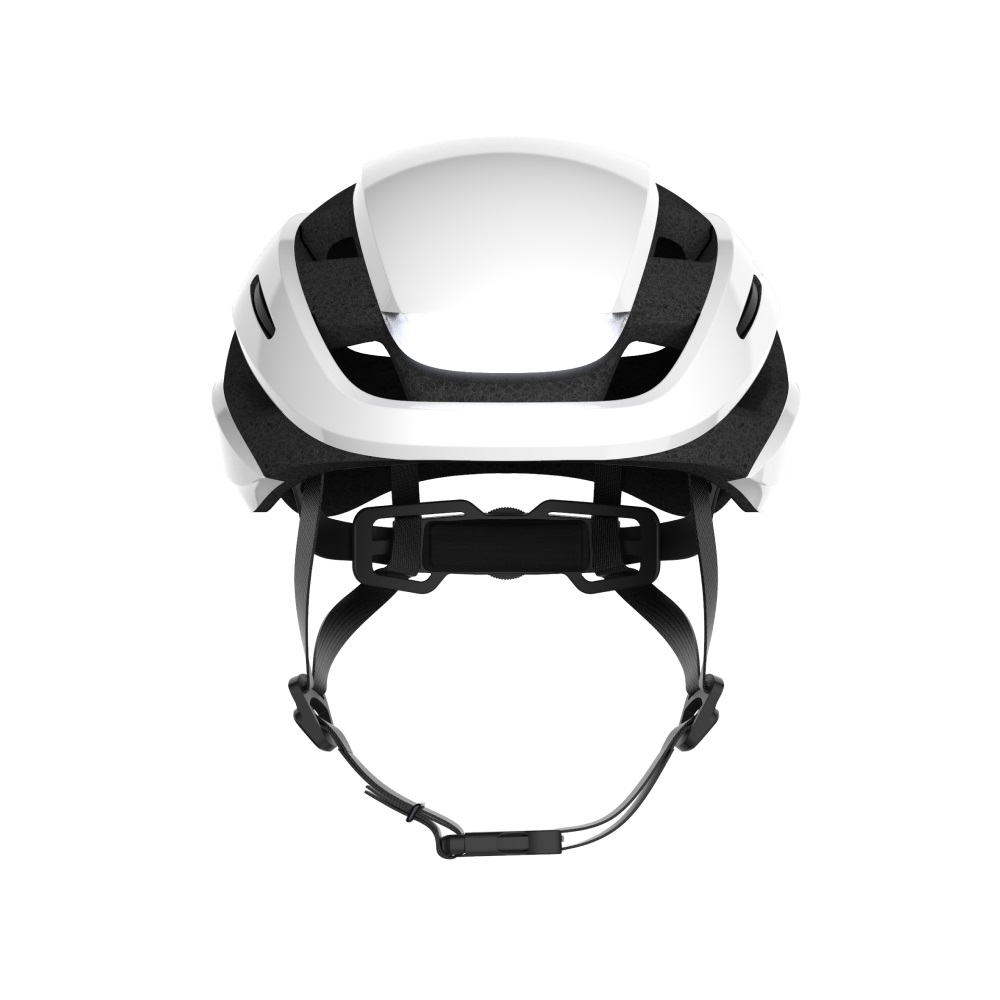 Lumos Ultra Smart Helmet - Casco da bicicletta Bianco M/L con Luci LED, Indicatori di Direzione e Bluetooth