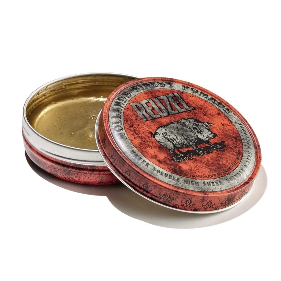 Reuzel Red Pomade Pomata per Capelli Solubile in Acqua 340 g - Alta Lucentezza e Tenuta Media, Facile da Lavare, Profumo di Vaniglia Cola