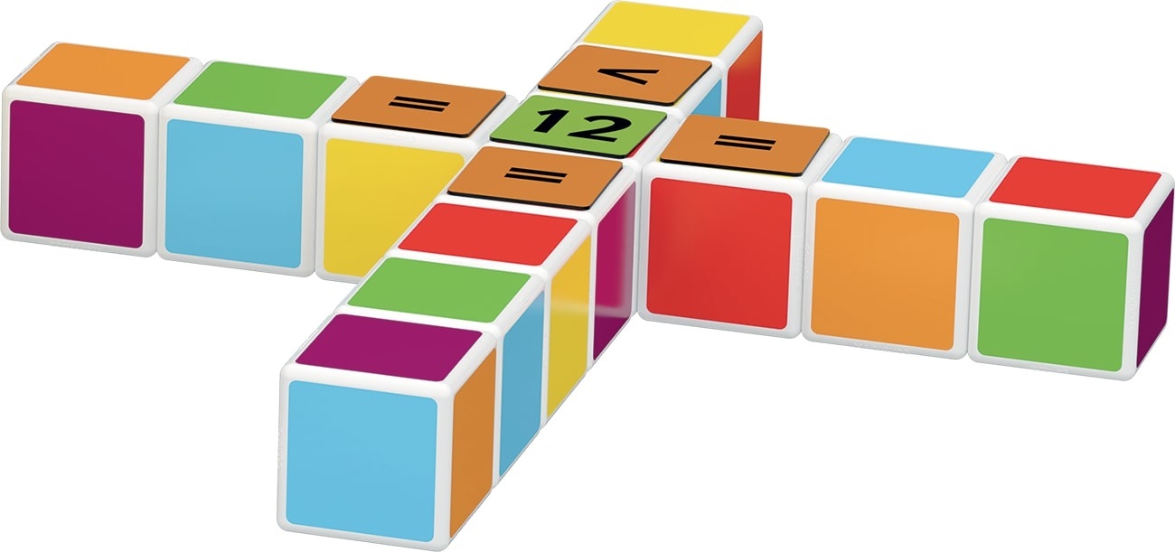Geomag MagiCube GM083 - Giocattolo Educativo con 16 Cubi Magnetici e 45 Clip per Apprendimento Matematico - Educazione Montessori dai 3 Anni