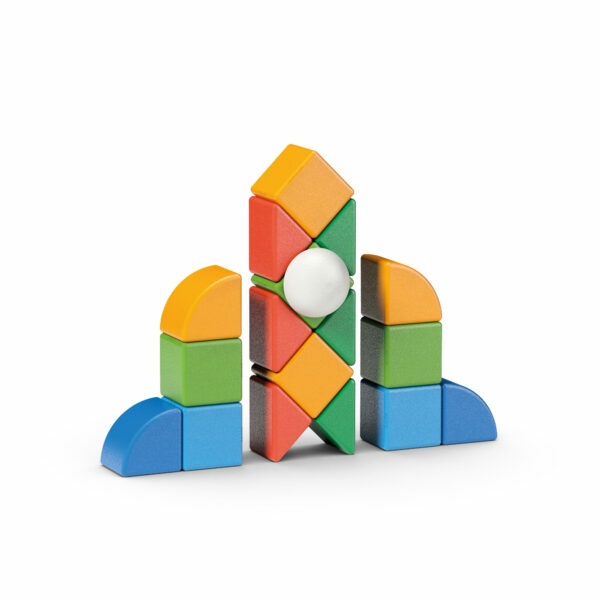 Geomag Magicube Shapes Little World - Kit di costruzione magnetico 25 pezzi per lo sviluppo creativo dei bambini