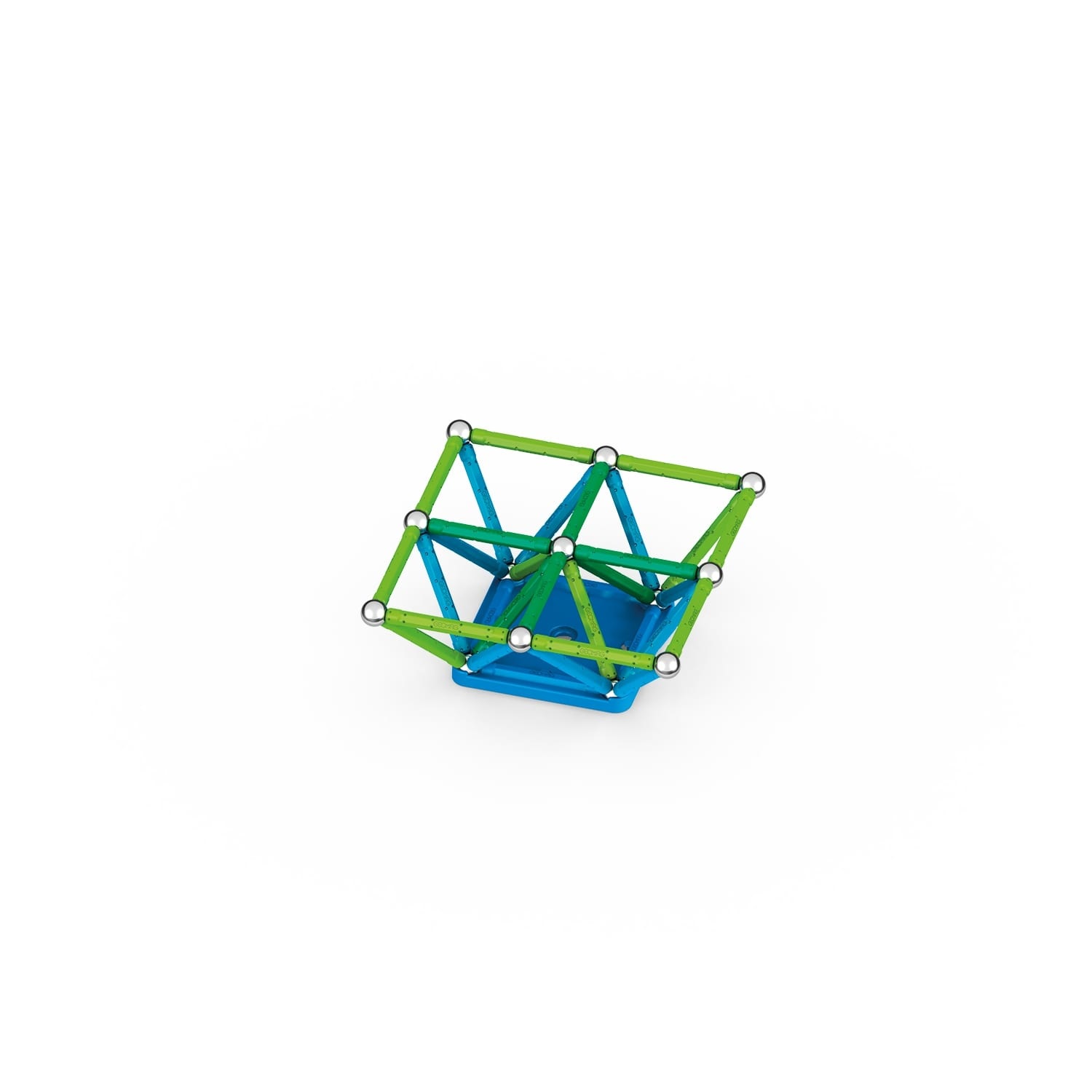 Geomag Classic - Set di Costruzioni Magnetiche Green Line da 60 Pezzi in Plastica Riciclata