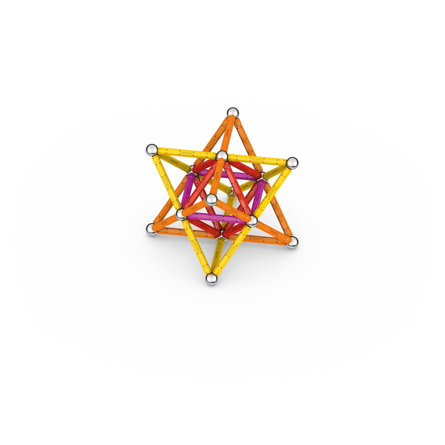 Geomag Classic Green Line - 93 Pezzi - Costruzioni Magnitiche per Bambini - 100% Plastica Riciclata