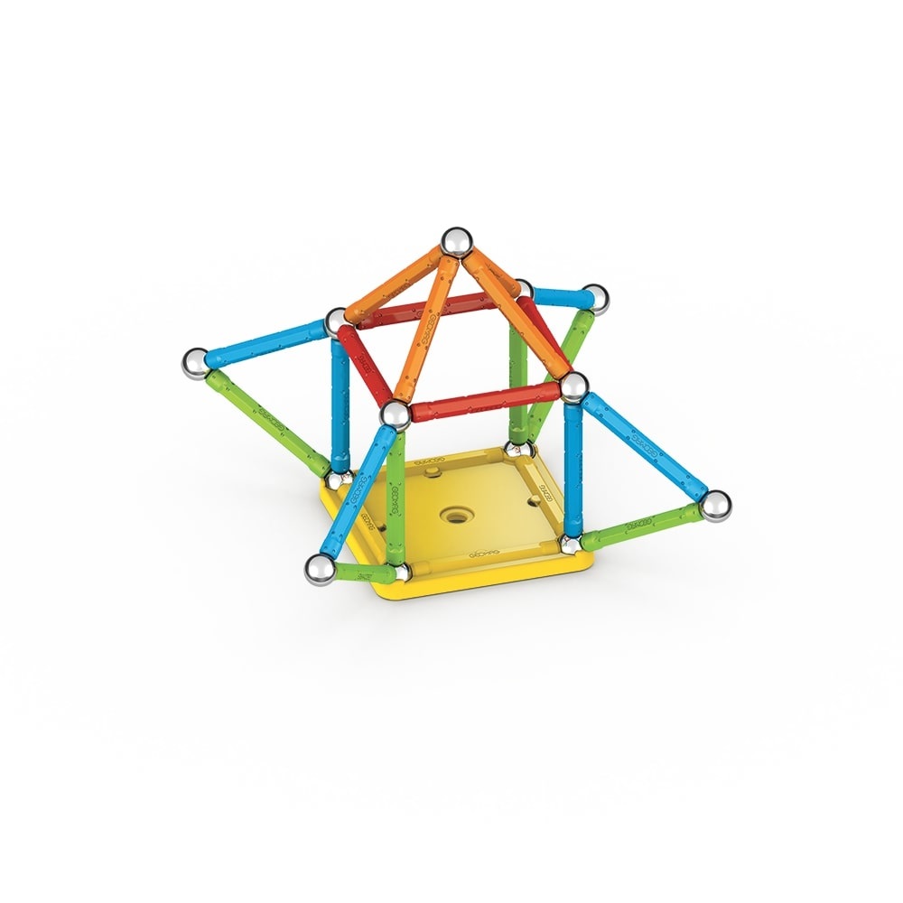Geomag Supercolor Recycled - Set di Costruzioni Magnetiche da 42 Pezzi in Plastica Riciclata